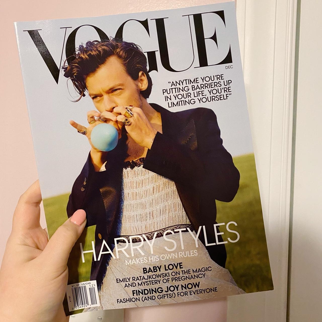 Harry Styles Vogue Cover December 2020 • Perfect... - Depop