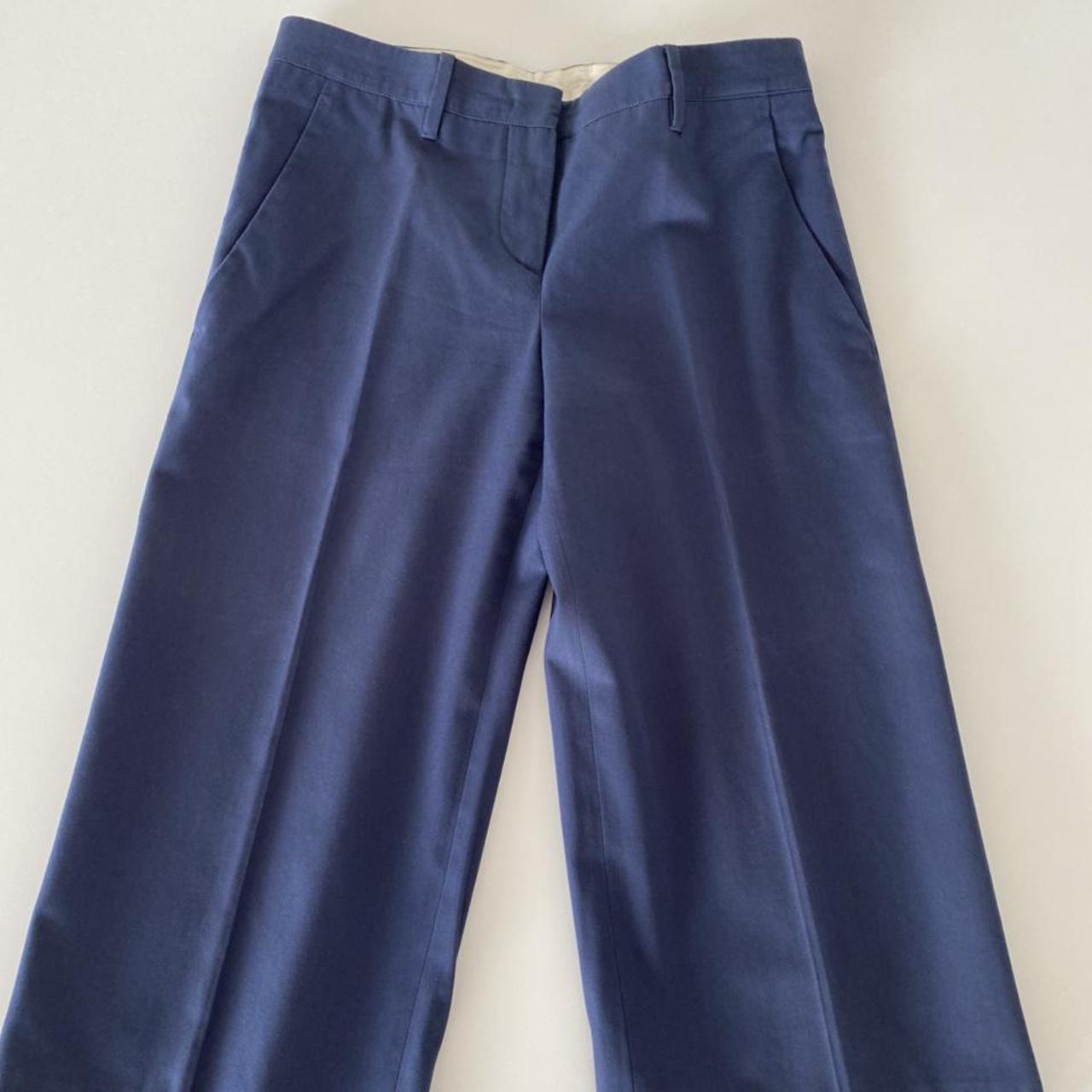 Prada Women's Navy Trousers | Depop