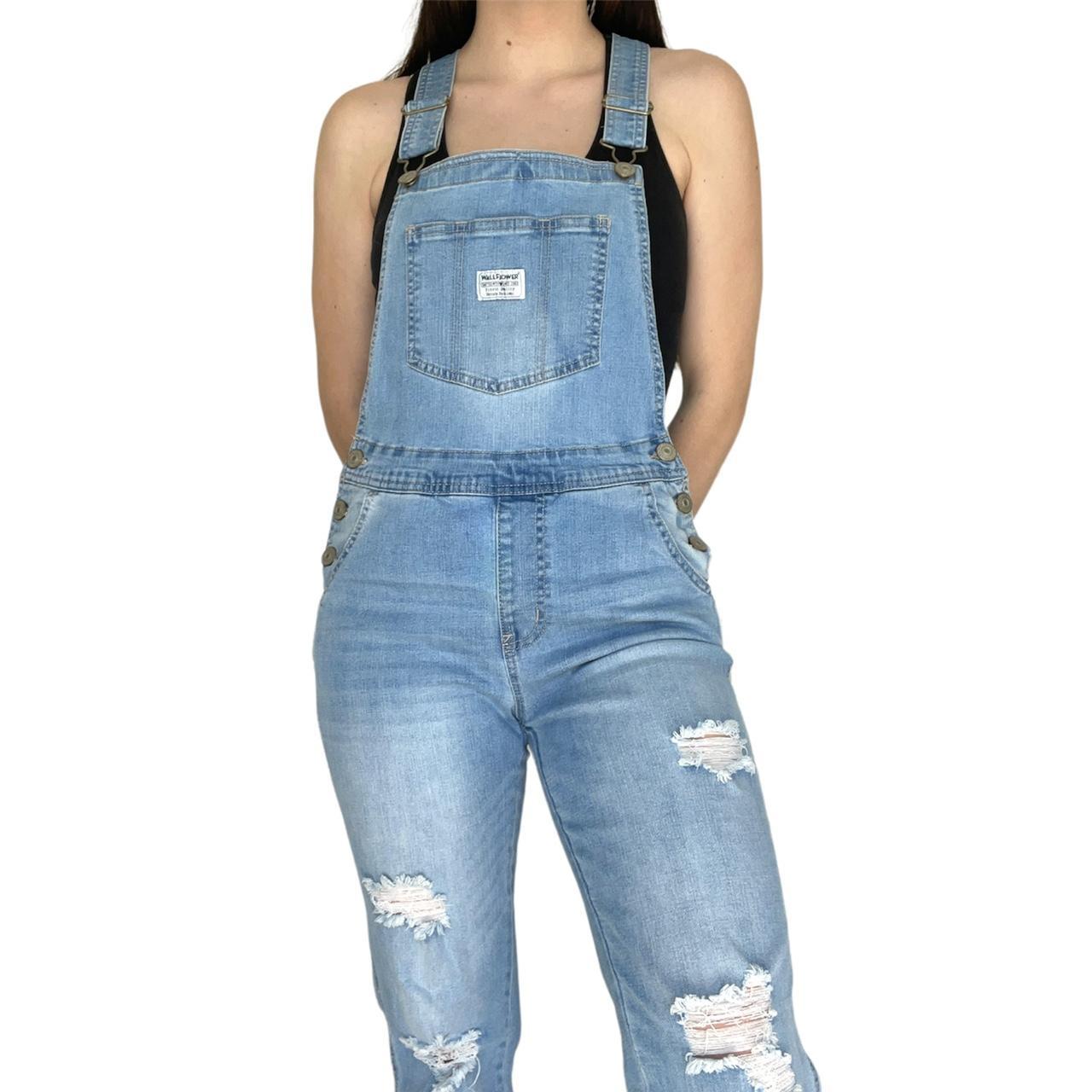 Wildflower overalls Adorable Denim overalls from... - Depop