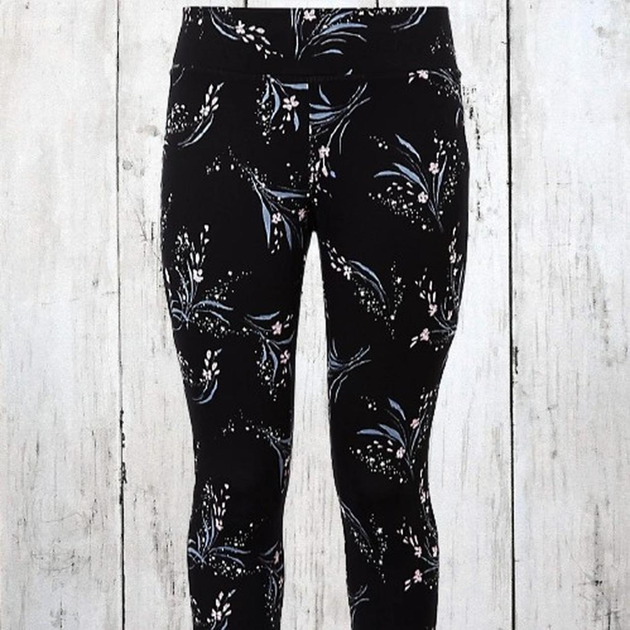 Torrid Floral Black Pants Size 3X ♡Torrid Black - Depop