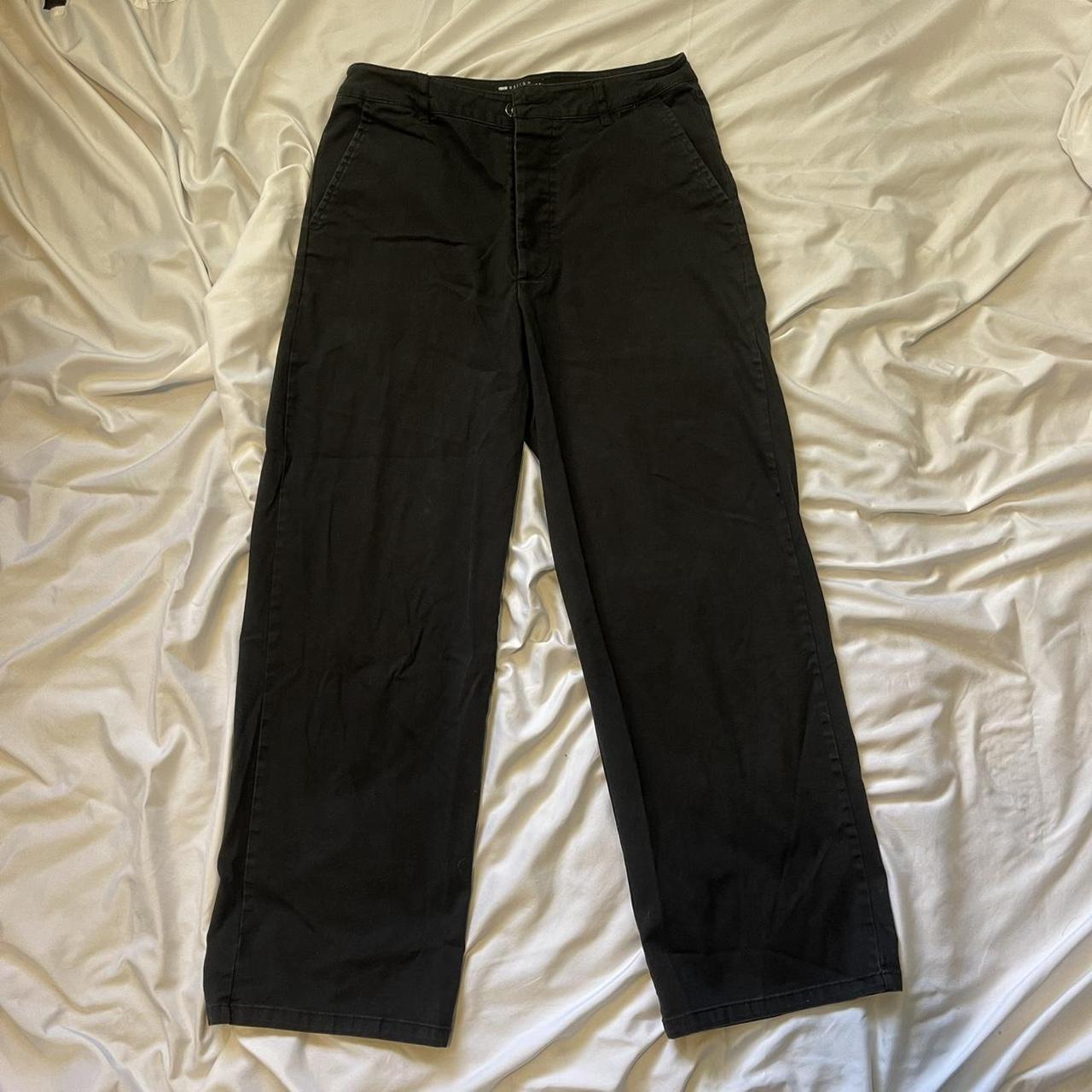 ASOS Straight leg black pants 31Wx30L Good... - Depop