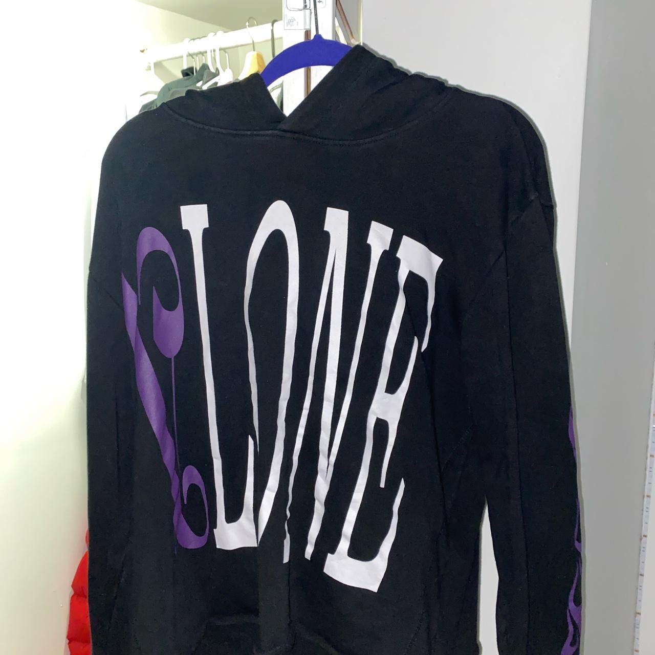 Vlone X Palm Angels Hoodie Size L- Cropped Perfect... - Depop