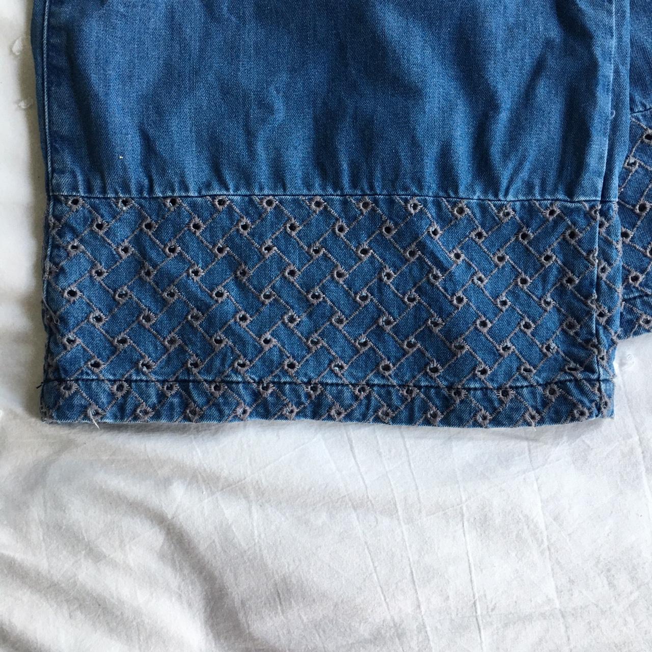 Women's Blue Trousers | Depop