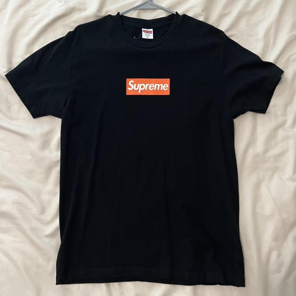 Supreme san francisco box logo sale tee black