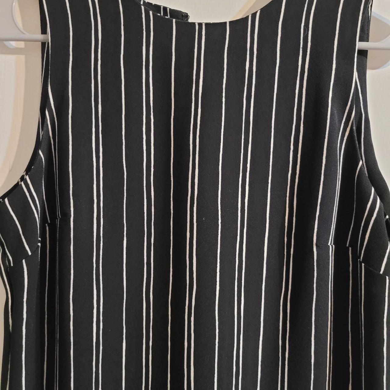 Target Women's White and Black Dress | Depop