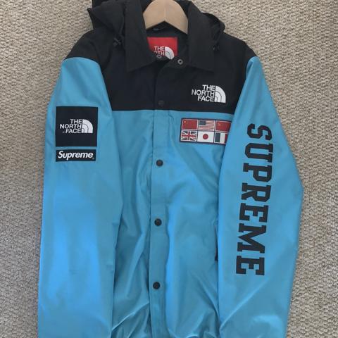 Supreme x the north hot sale face expedition coach jacket