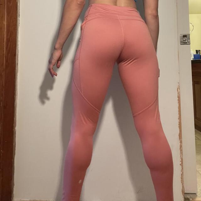 Pink champion leggings with pockets #champion - Depop