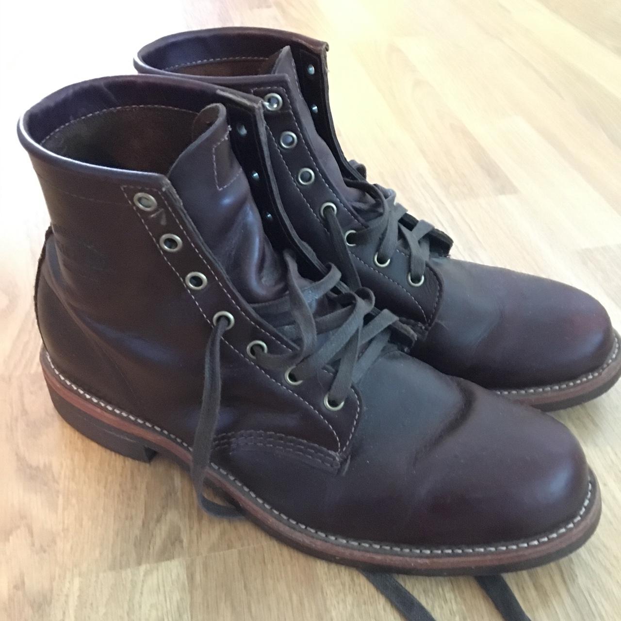 Chippewa Engineer Boots. Original price $260 #boots... - Depop