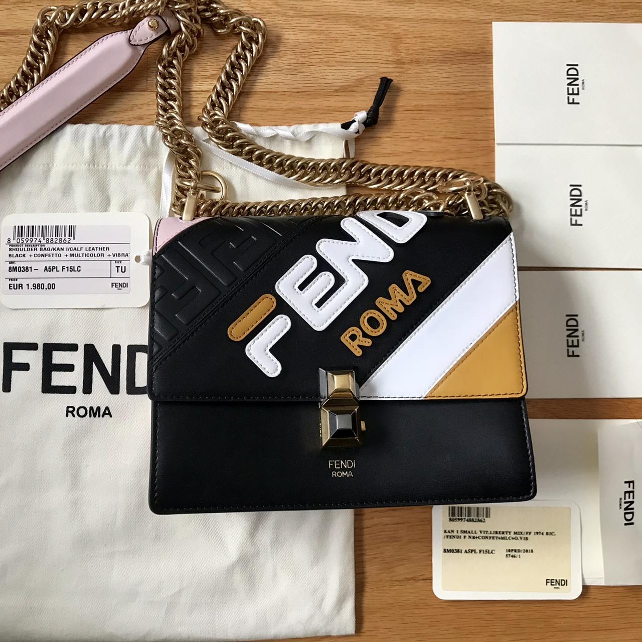 Fendi Mania Logo Kan I Bag Retails for 19 80 Depop