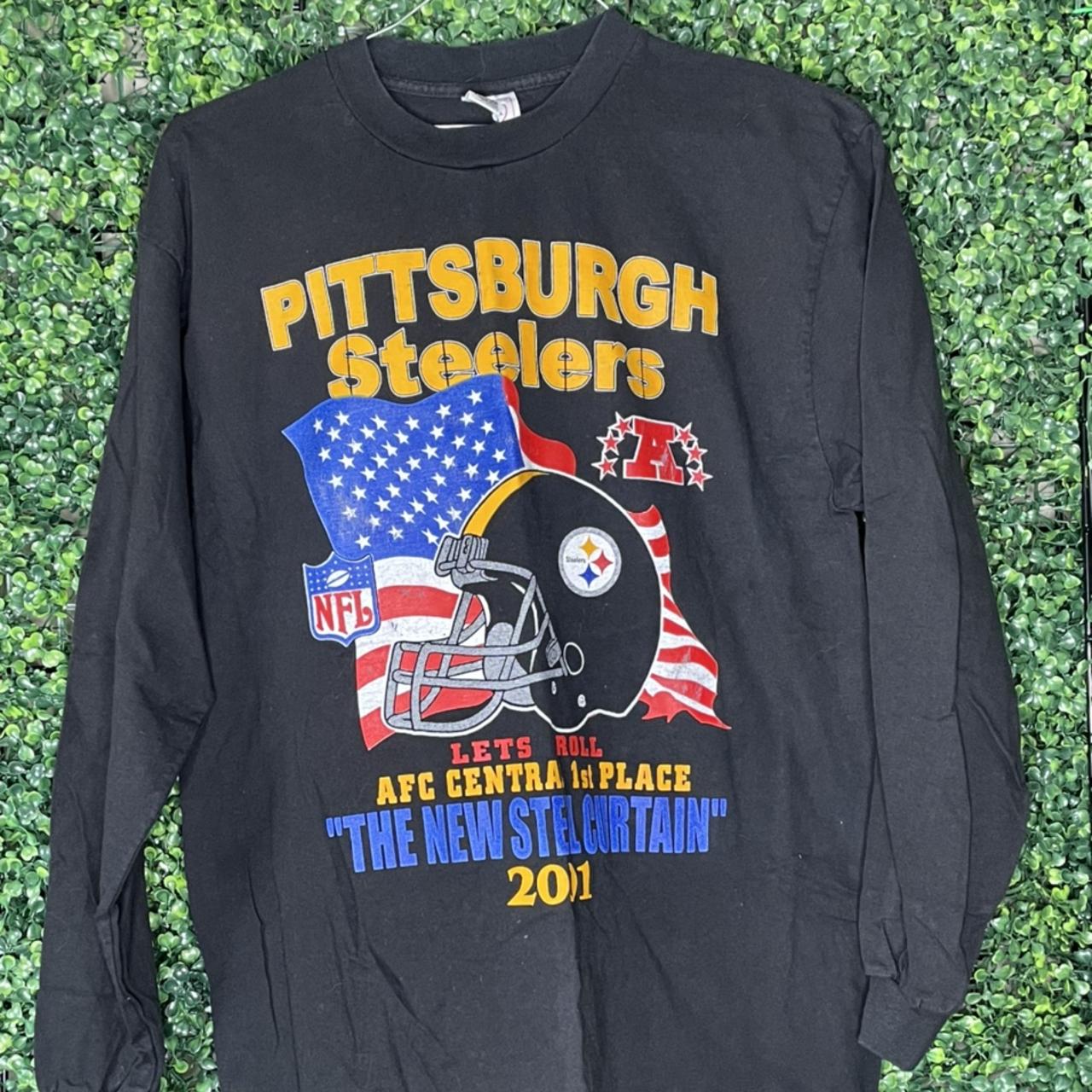 Vintage Pittsburgh Steelers Steel Curtain - Depop