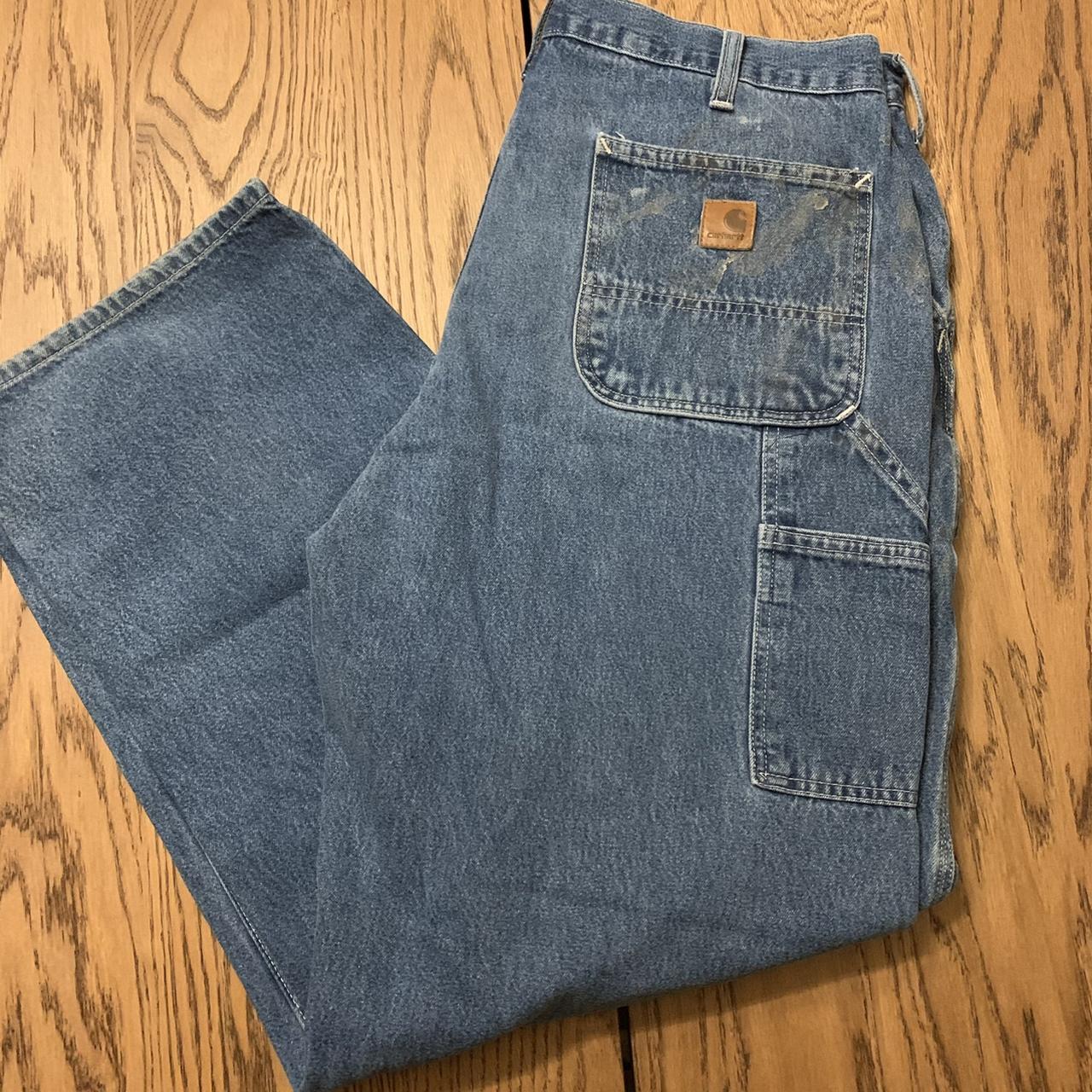 VINTAGE Carhartt Carpenter Jeans 𝙳𝙼 𝚘𝚏𝚏𝚎𝚛𝚜 𝙽𝚘... - Depop