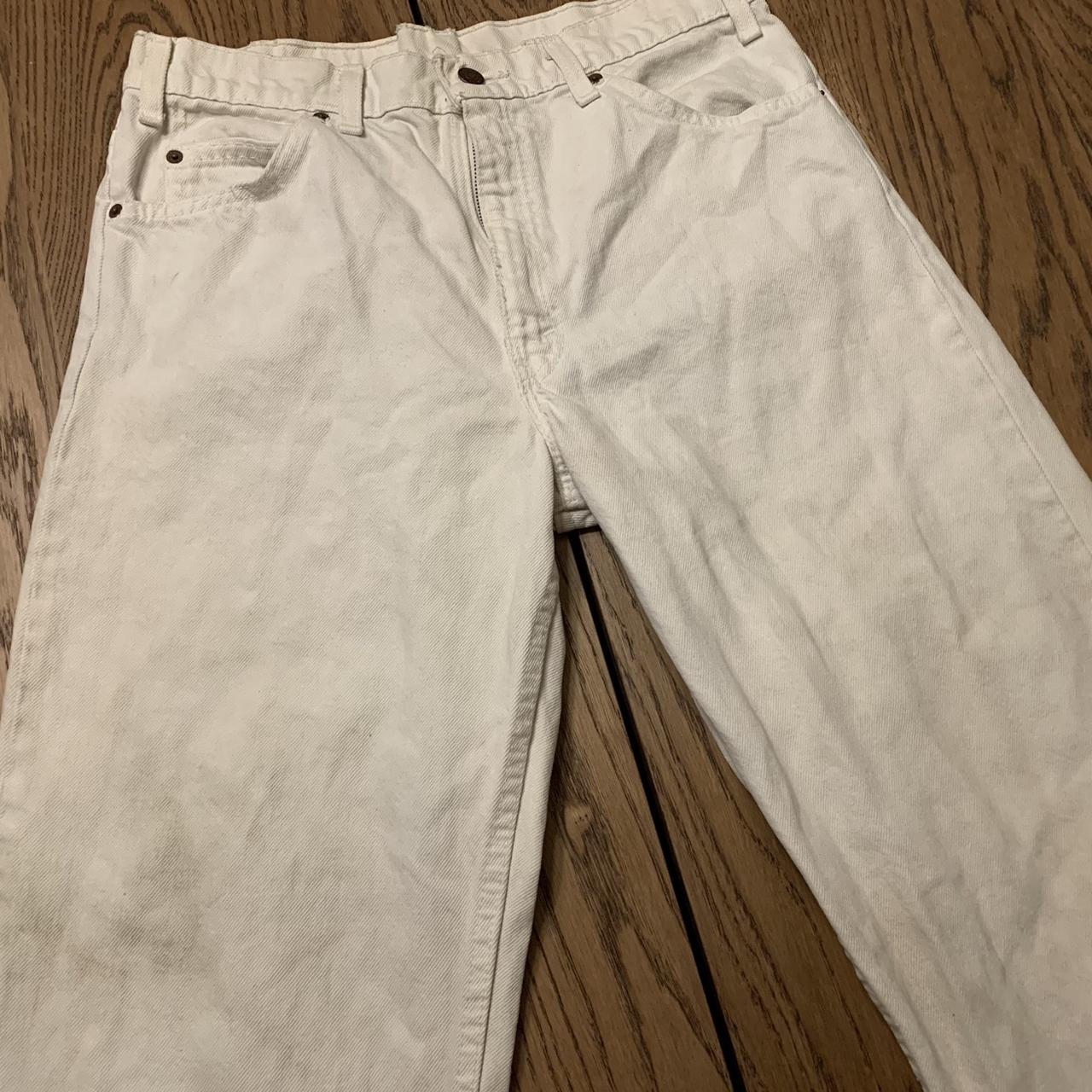 VINTAGE 550 Cream Levi’s 𝙳𝙼 𝚘𝚏𝚏𝚎𝚛𝚜 𝙽𝚘... - Depop