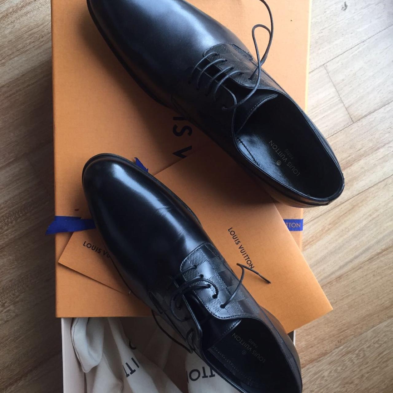 Louis Vuitton Haussmann Derby shoes purchased from - Depop