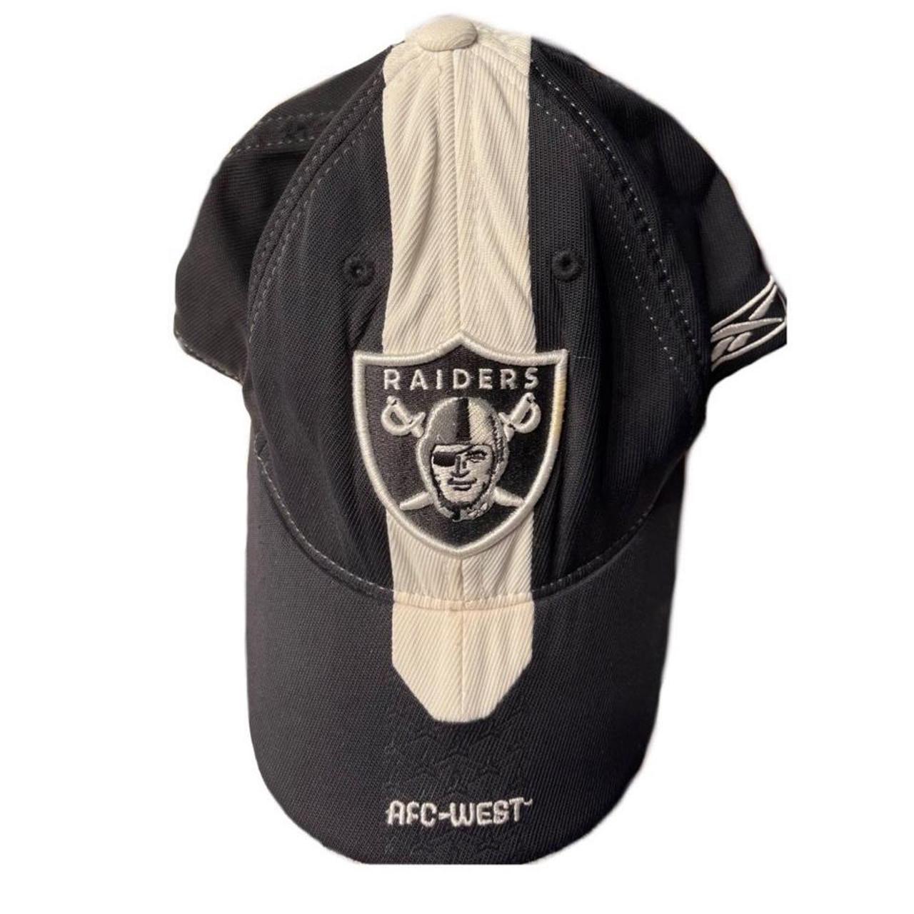 Authentic Raiders AFC-WEST Hat Size: One size fits - Depop