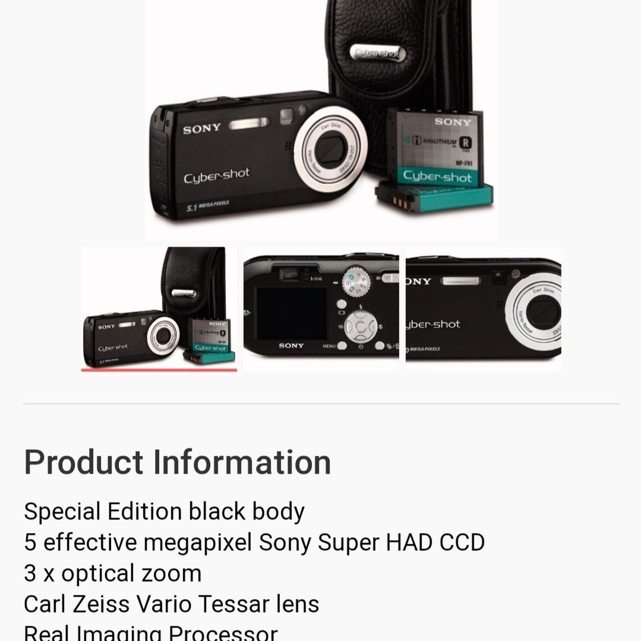 SONY CYBERSHOT "5.1 MEGAPIXELS" MODEL DSCP120... Depop