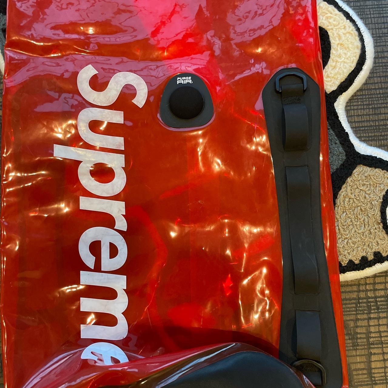 Supreme x Sealine water proof red and clear bag.... - Depop