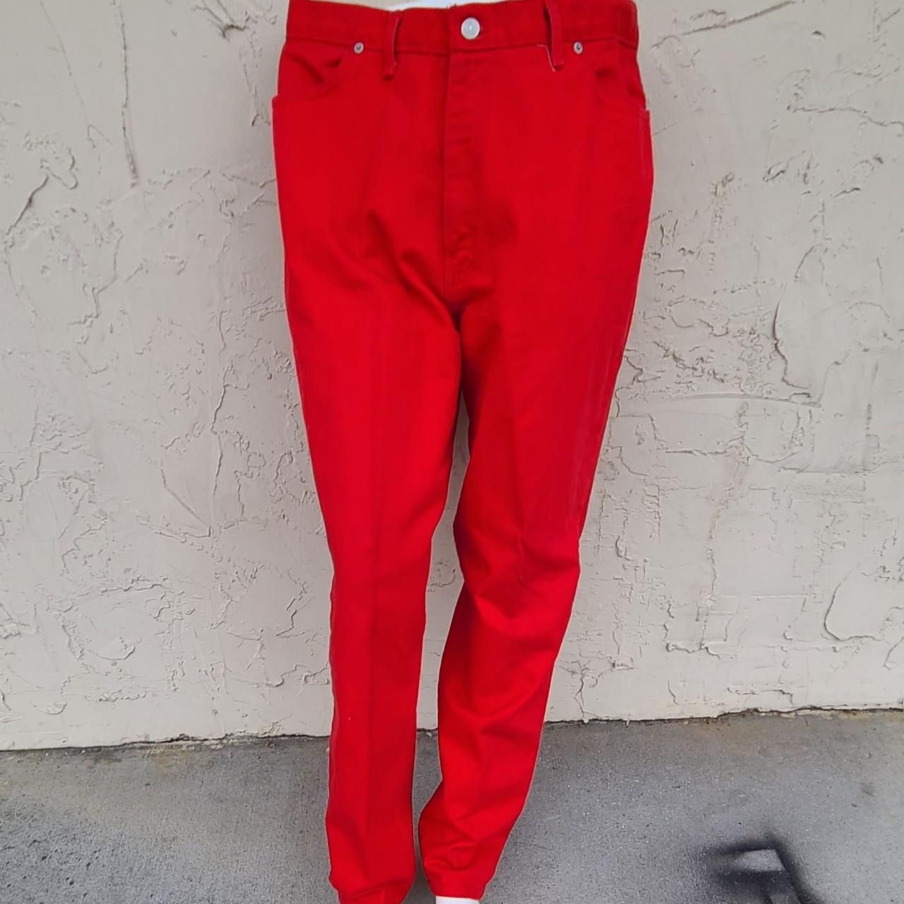 Faded Glory Women's Jeans Red 16 – Vintage Faded Glory red