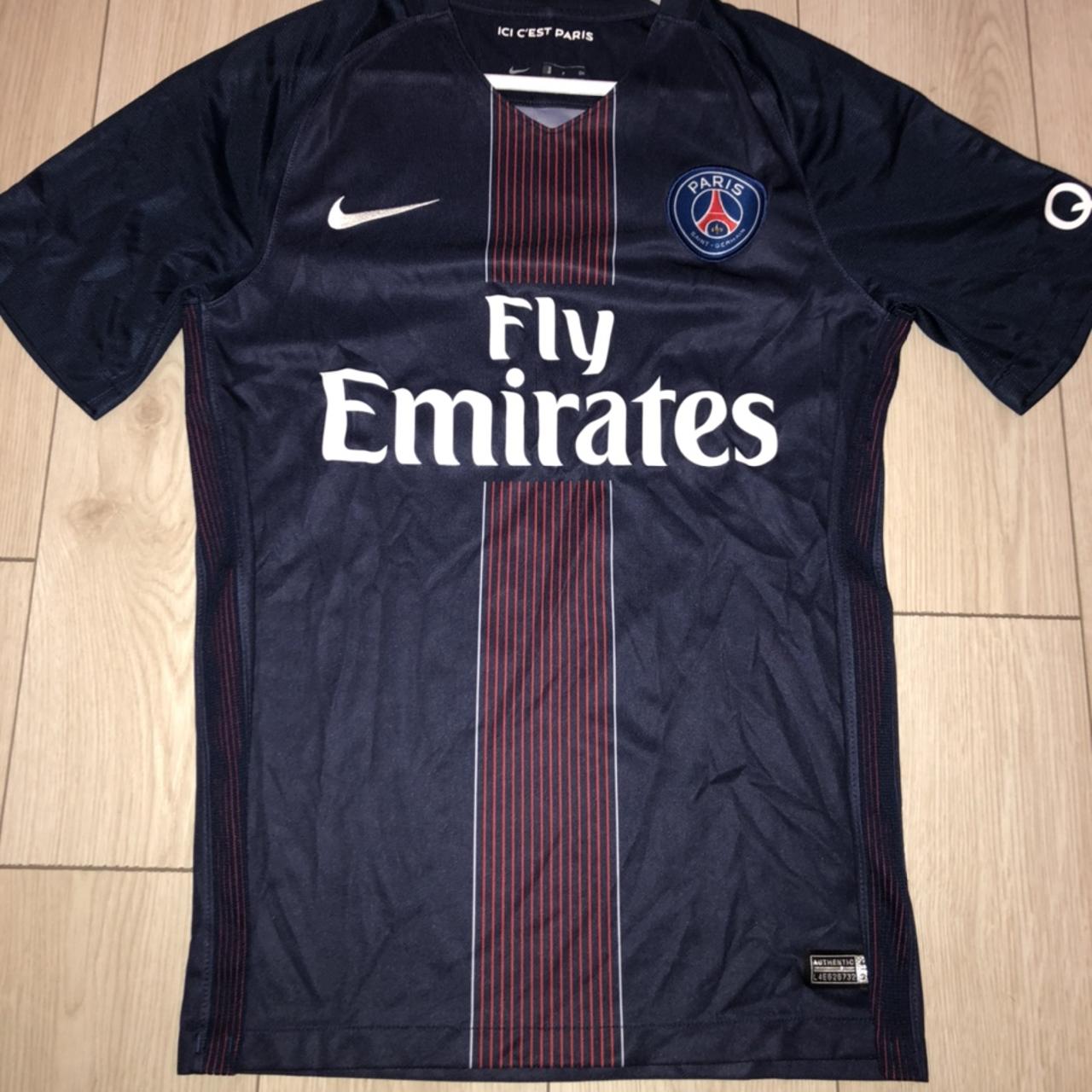 PSG Football Shirt Size Small Excellent condition... - Depop