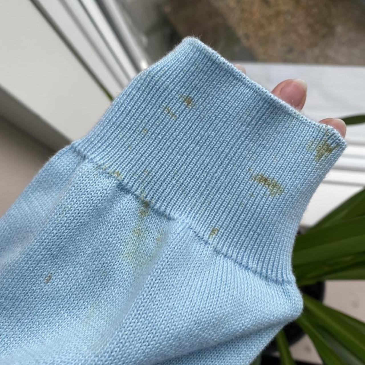 light baby blue lacoste jumper / sweatshirt. tag... Depop