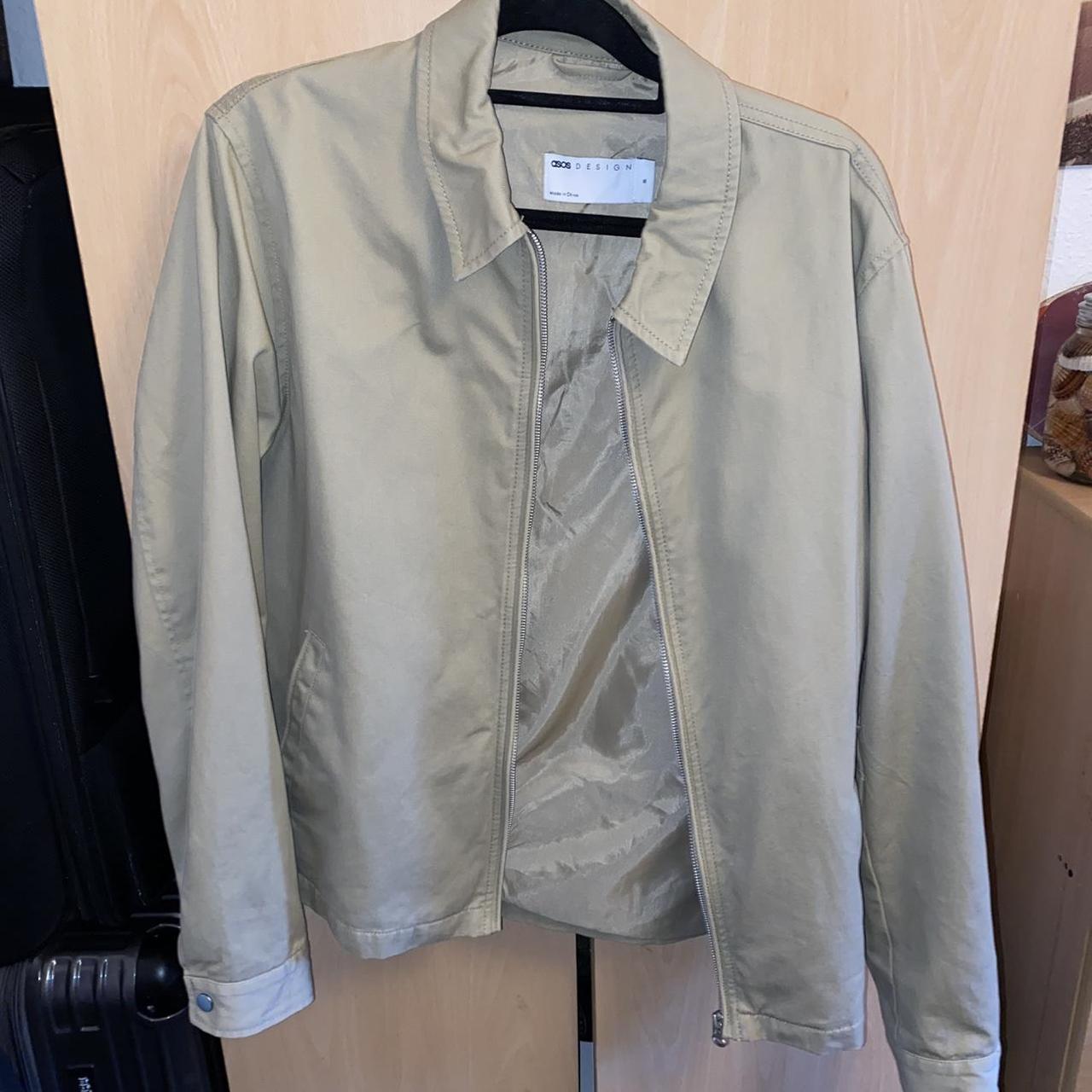 Beige Harrington Jacket. - gives of a very... - Depop