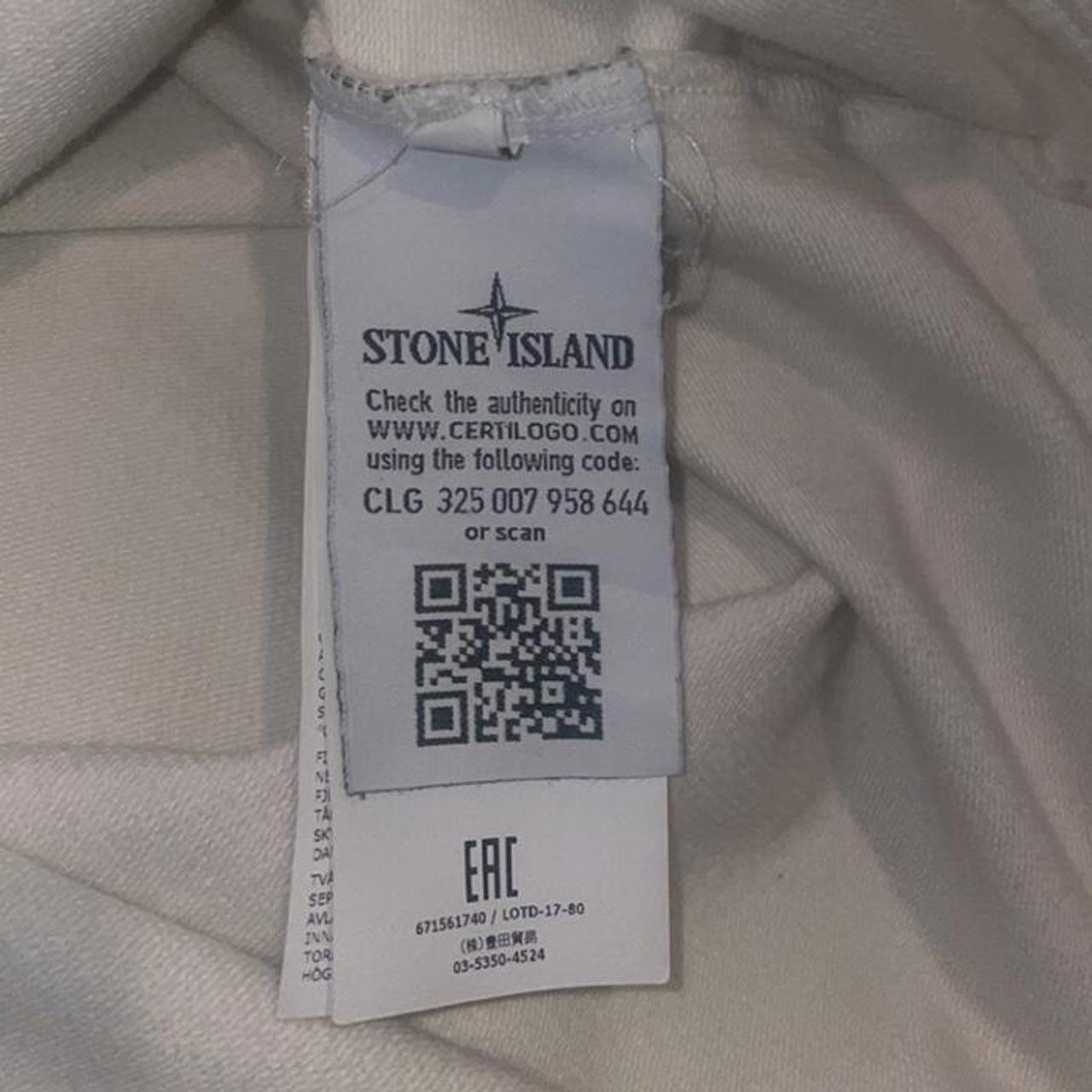 最終値下げ Stone island ゴーストパッチ クリーム 限定商品*送料無料