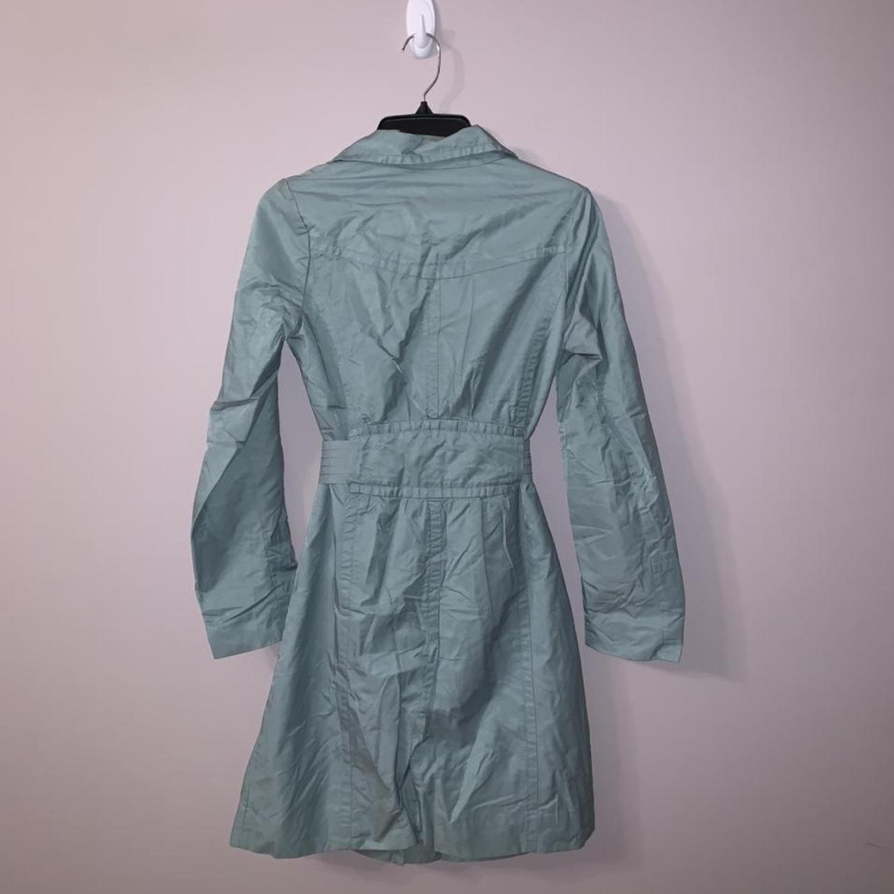 Product Image 2 - Green button up trench coat