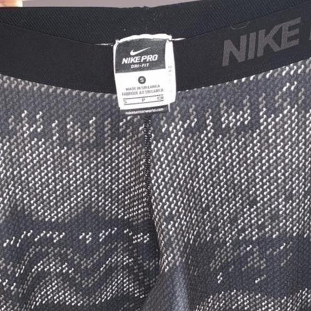 patterned nike pro spandex
