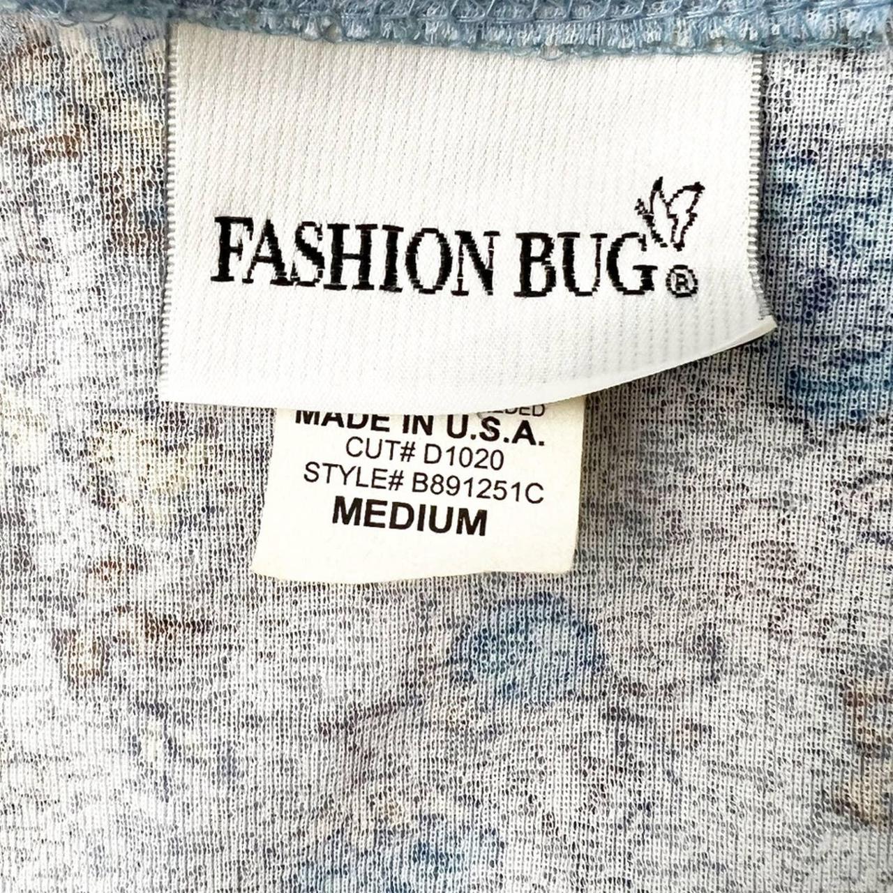 Y2K Fashion Bug blue floral mesh top with lace trim... - Depop