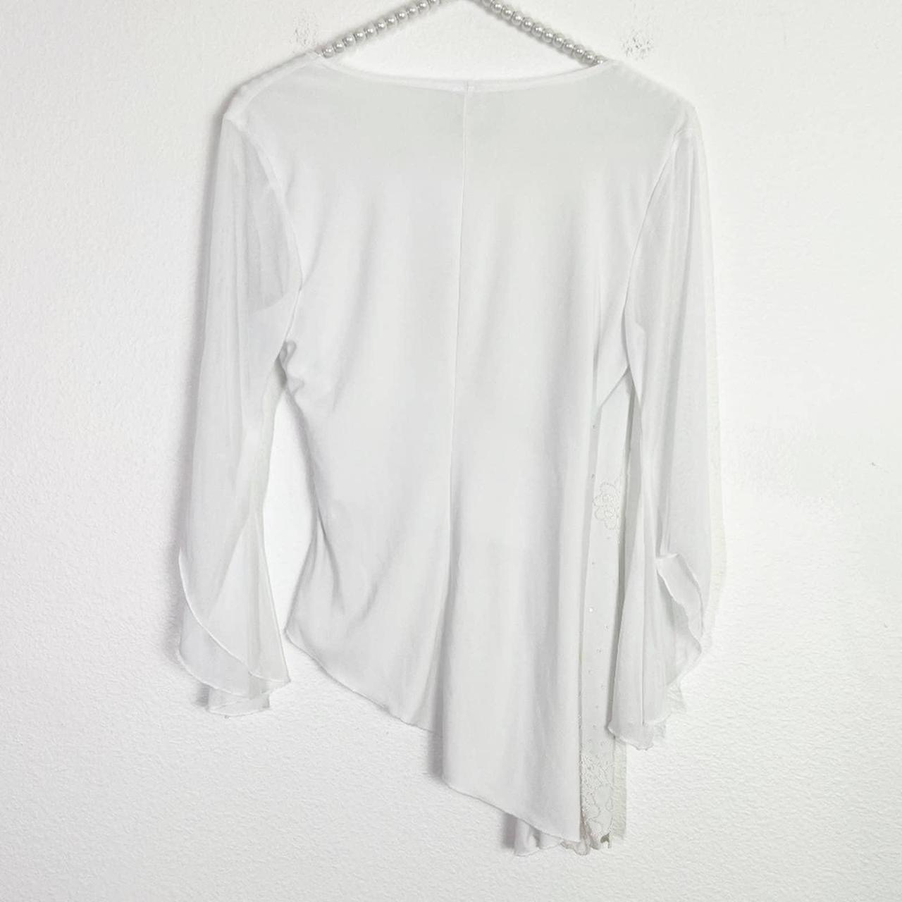 Product Image 3 - Y2K white rhinestone floral v