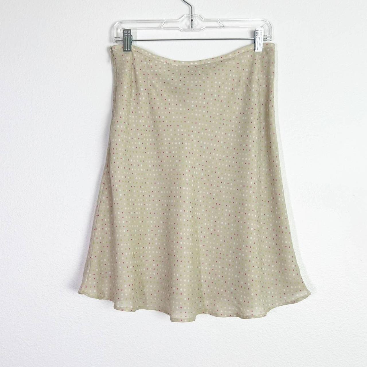 Geoffrey Beene Women's Cream and Green Skirt (2)