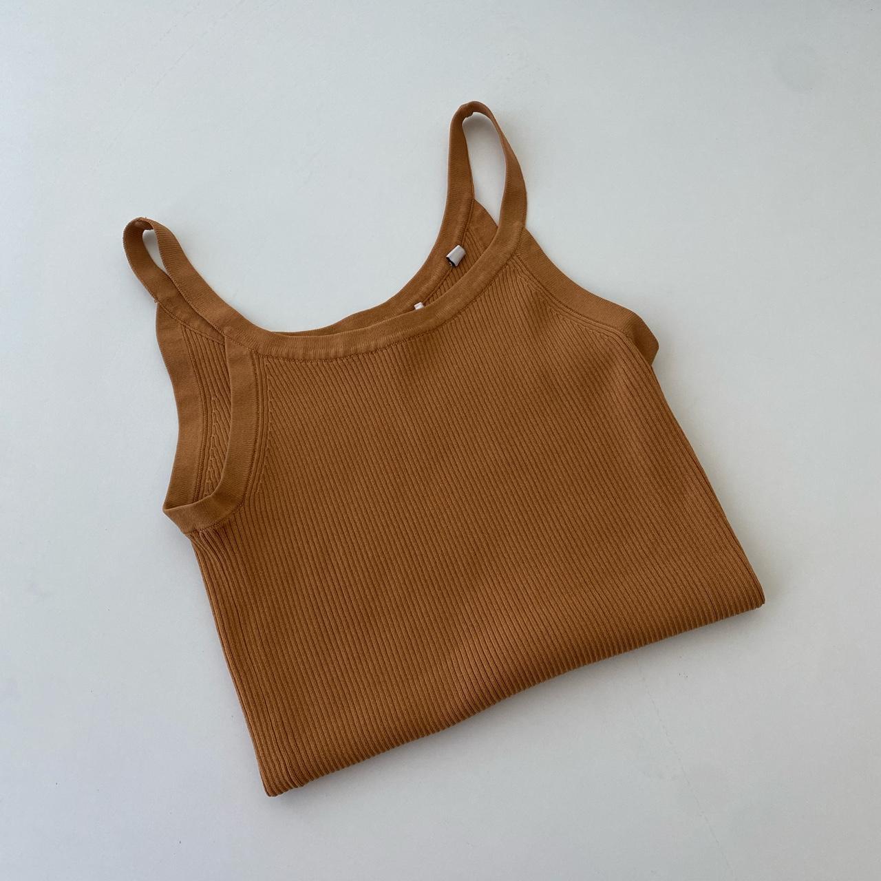 Sandro Women's Brown and Orange Vest (2)