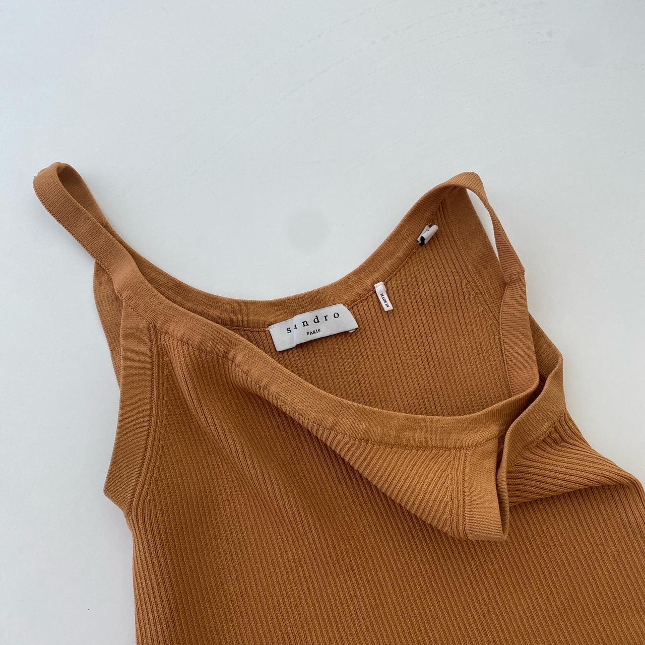 Sandro Women's Brown and Orange Vest
