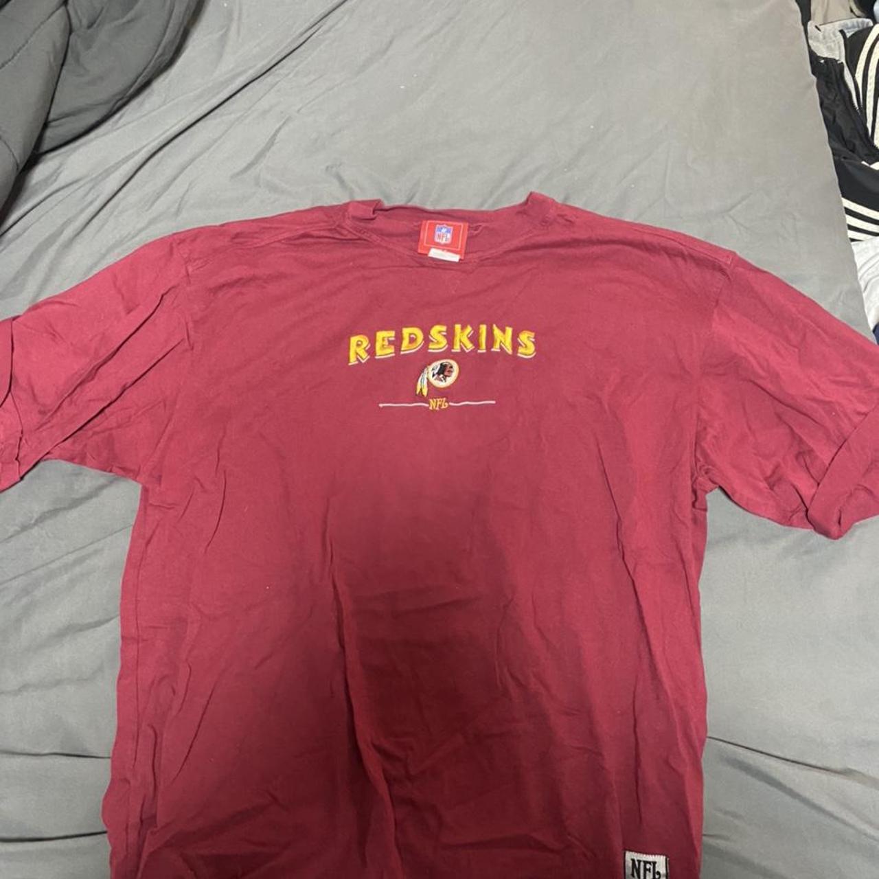Vintage NFL apparel Washington Redskins shirt. Has a... - Depop
