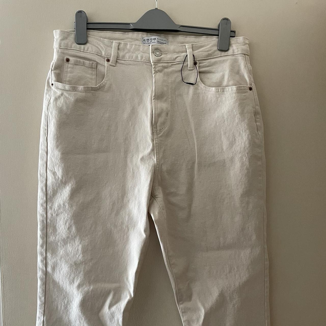 Primark Women's Cream Jeans Depop