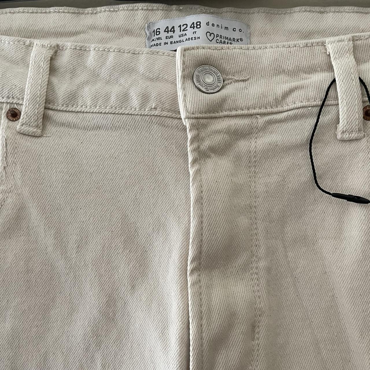 Primark Women's Cream Jeans Depop