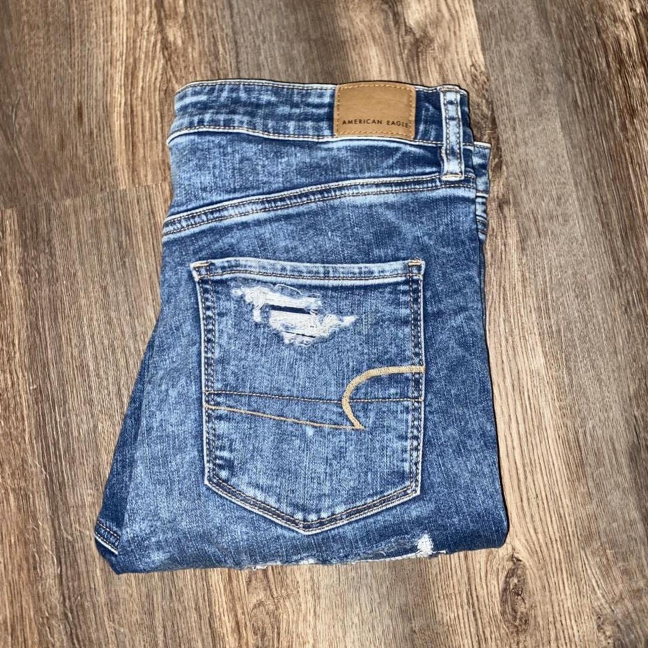 👖american Eagle Super High Rise Jegging - Depop