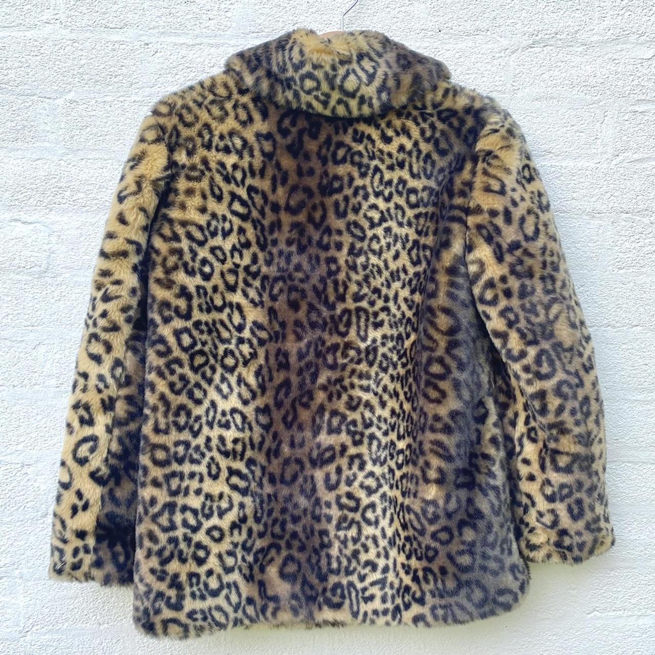 🐆 NEW Leopard Print Faux Fur Coat 🐆 Brand New... - Depop