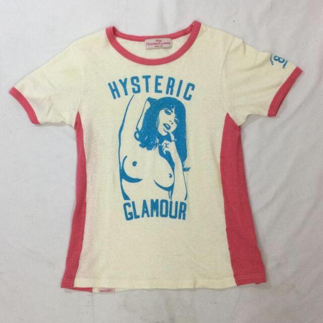 SOLD, Hysteric Glamour Print Nude T-Shirt