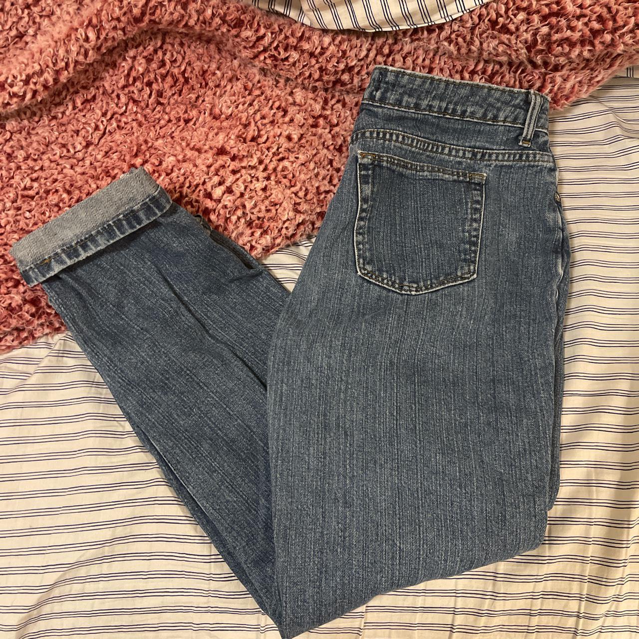 Faded Glory Jeggings. Size 4P. Well worn but still - Depop