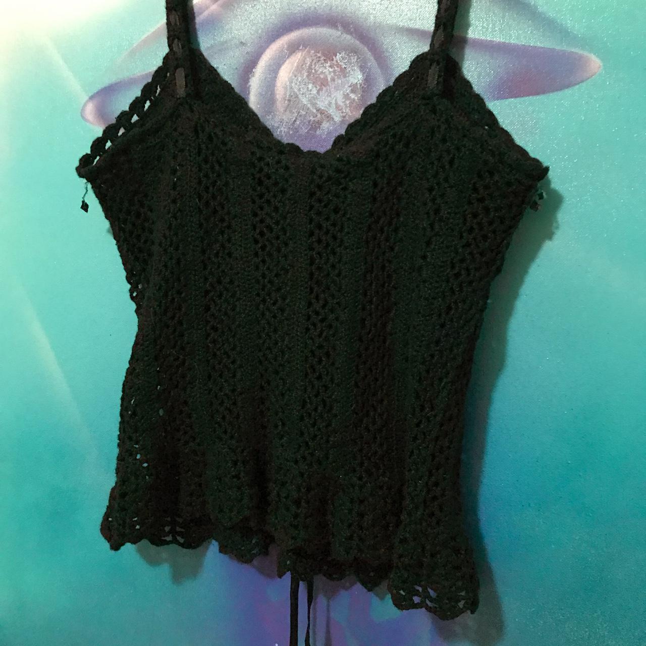 Product Image 2 - Black knit cami top
With laced