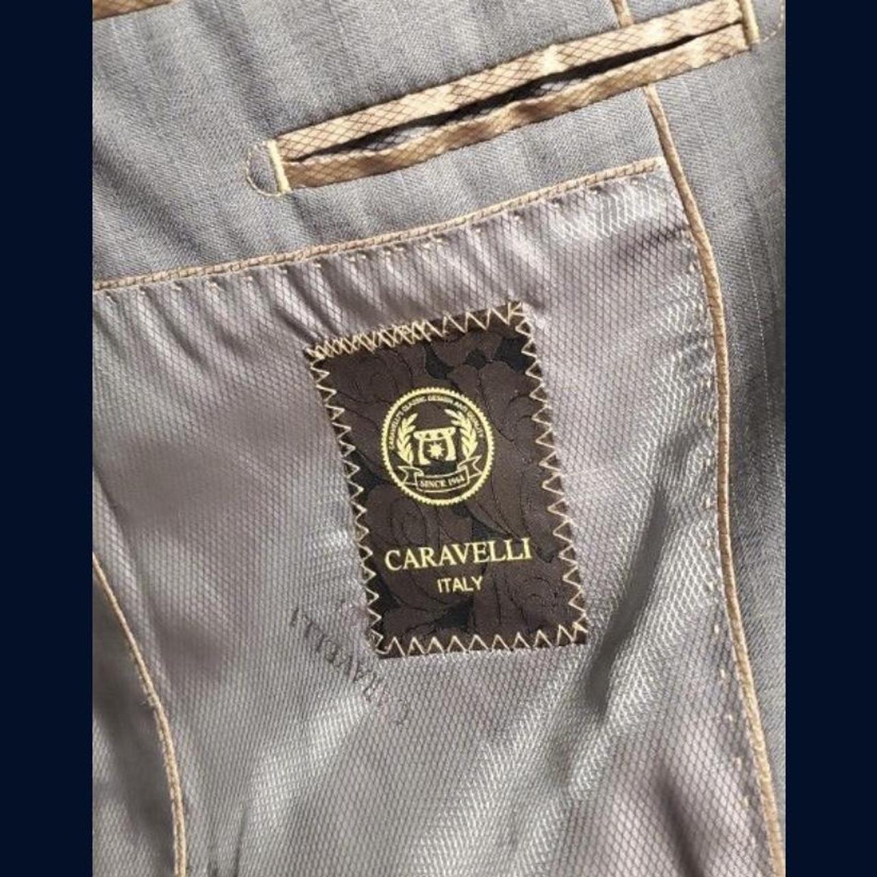 Caravelli Italy Sport Coat, size 40R 34W gray /... - Depop