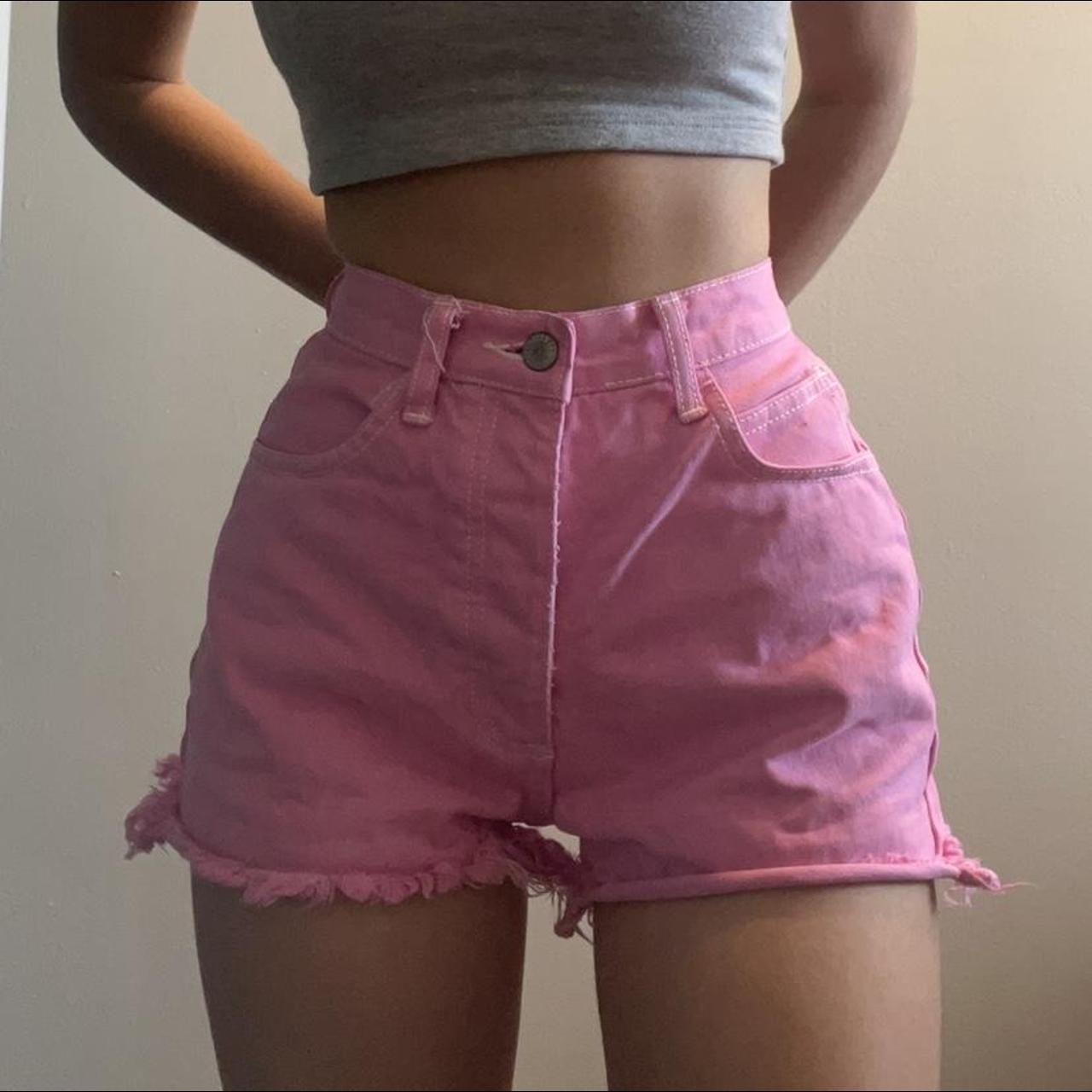 RARE Pink Brandy Melville John Galt Shorts One... Depop