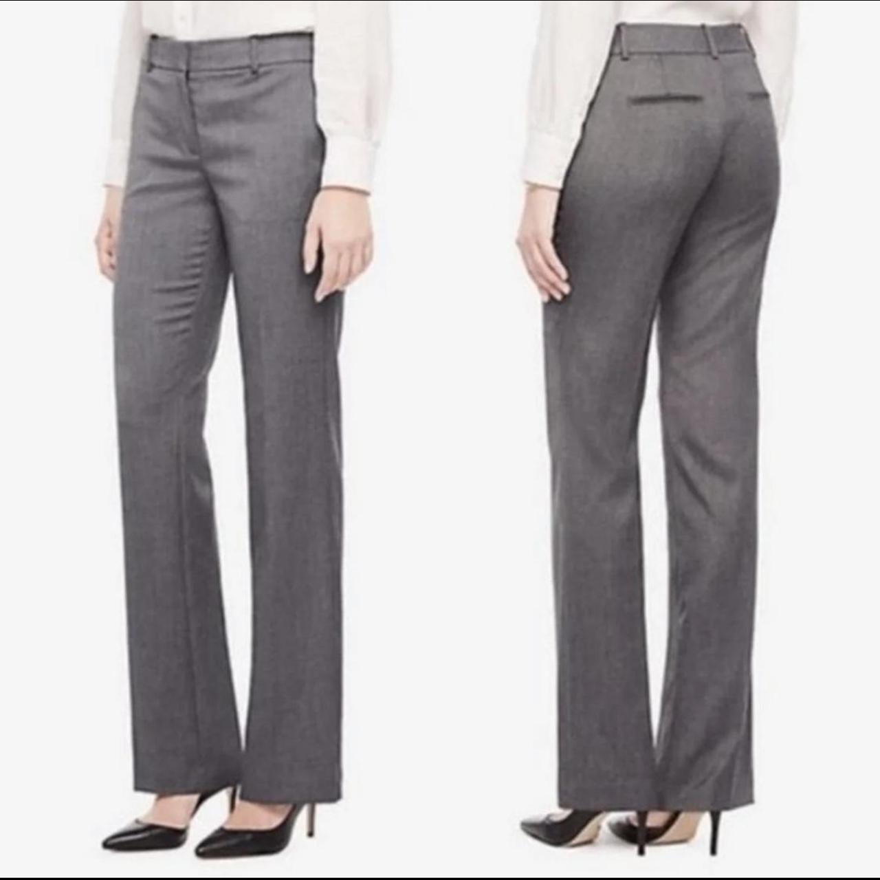 Ann Taylor Women's Grey Trousers | Depop