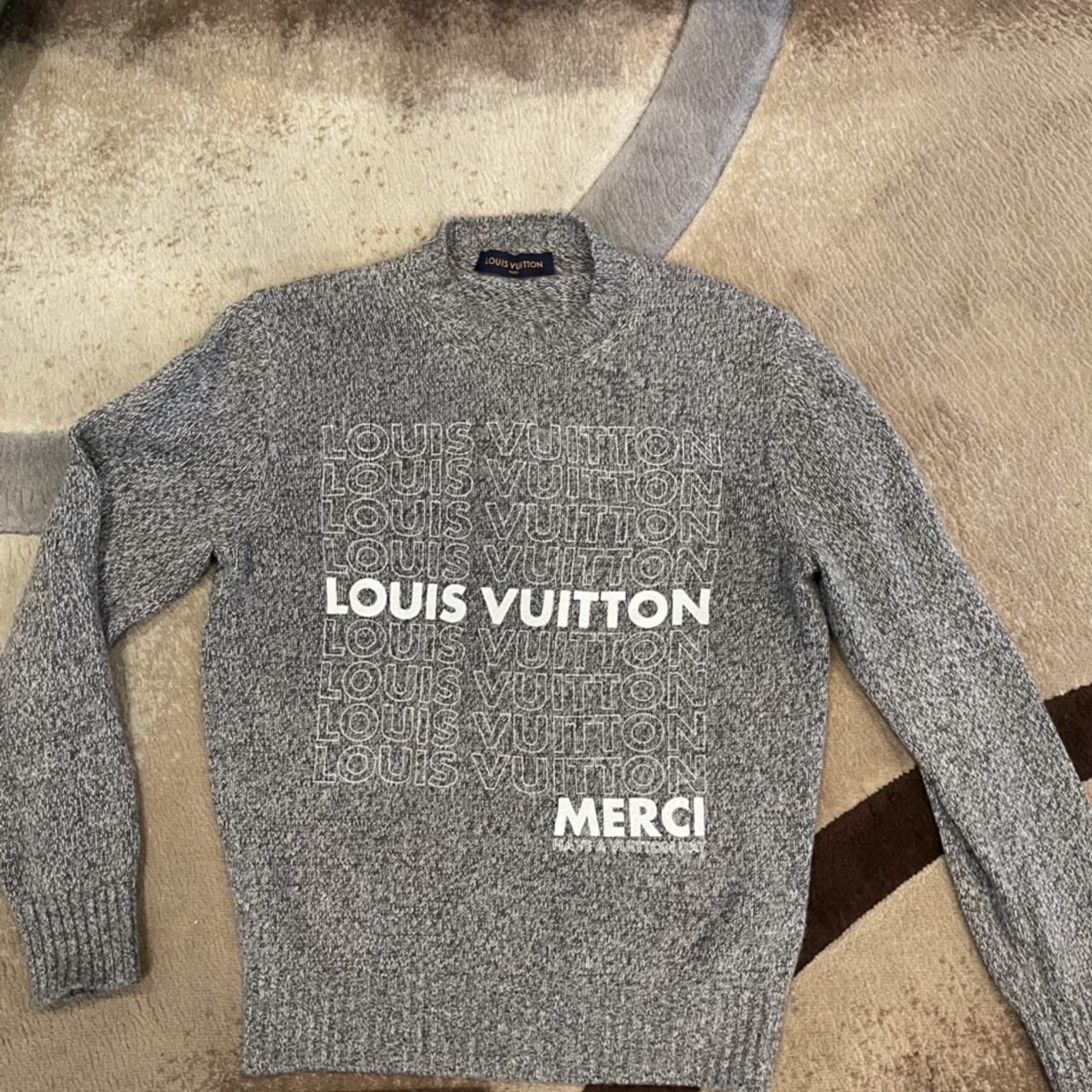 Louis vuitton merci knit sweater sz M, Worn once for...