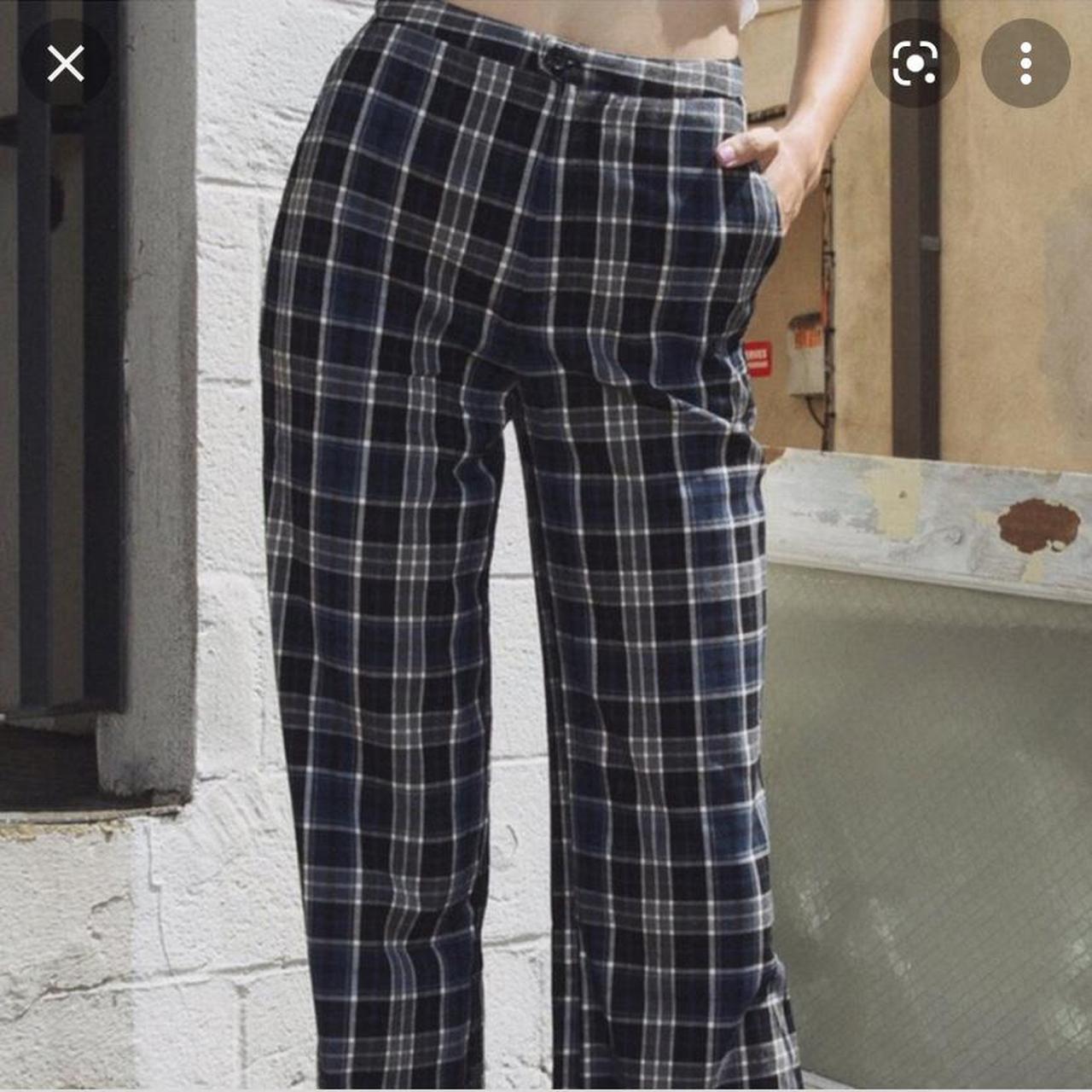 Blue plaid pants brandy on sale melville