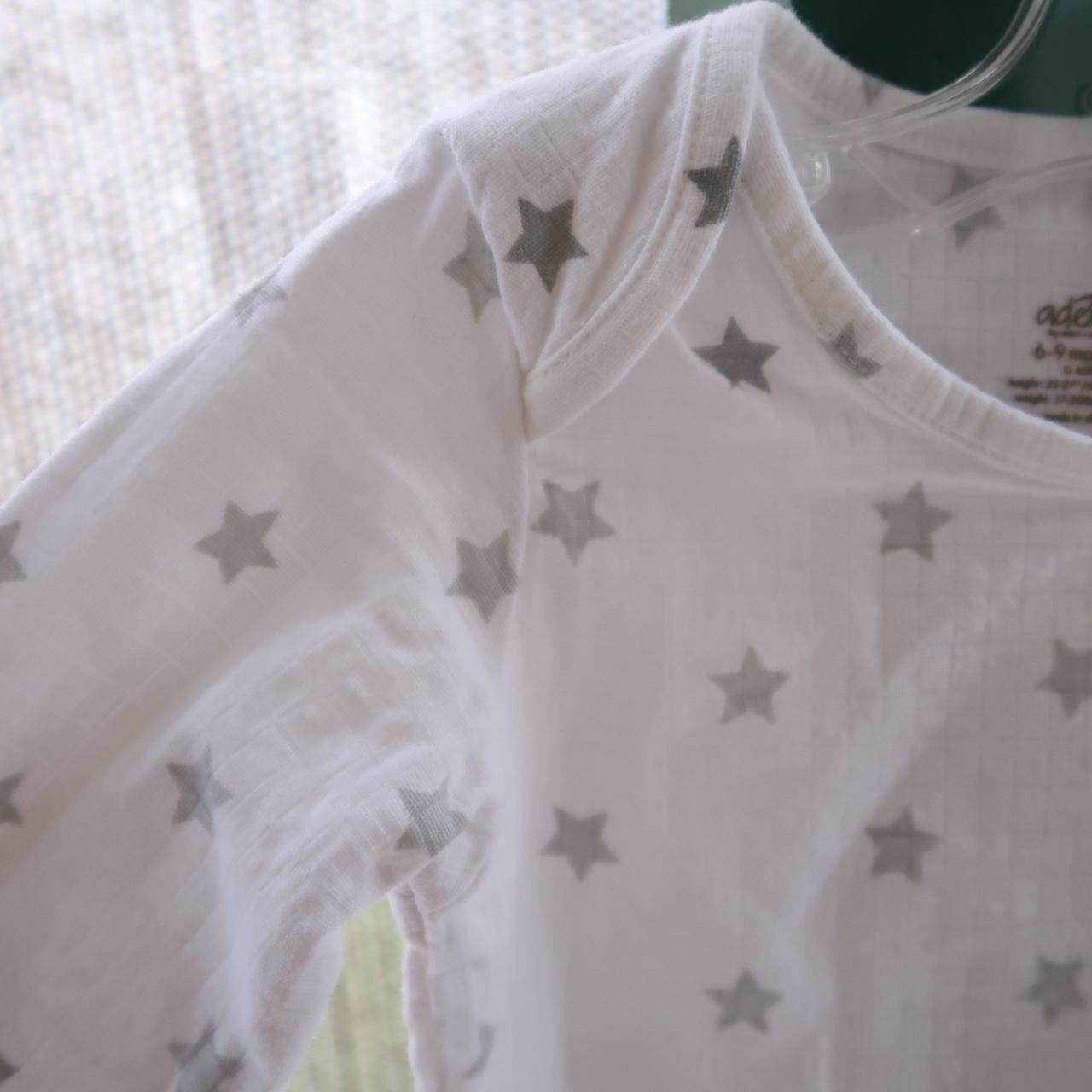 Aden + Anais White Sleepsuits-babygrows (4)