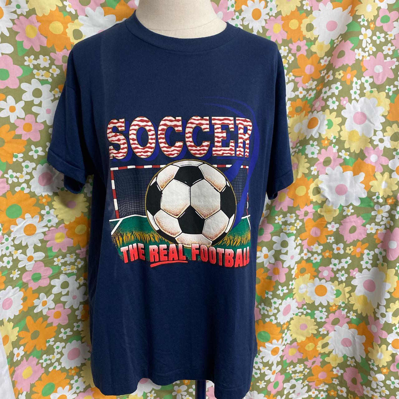 Vintage USA soccer jersey Mens size L #soccer - Depop