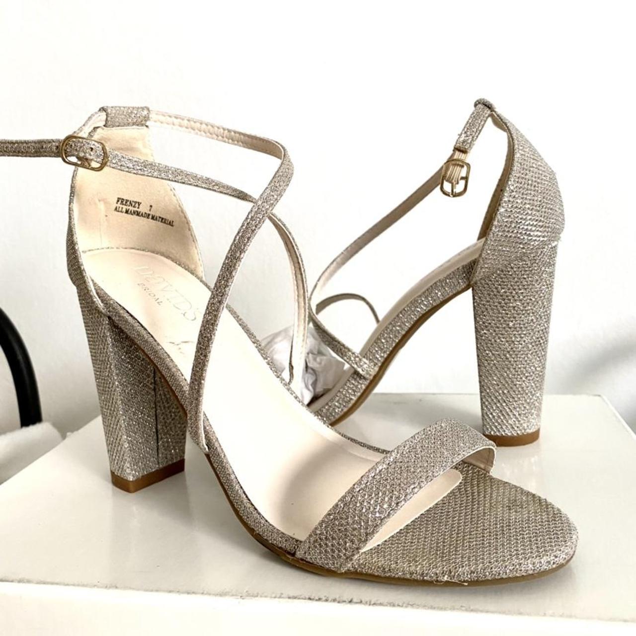 David's bridal hot sale block heel