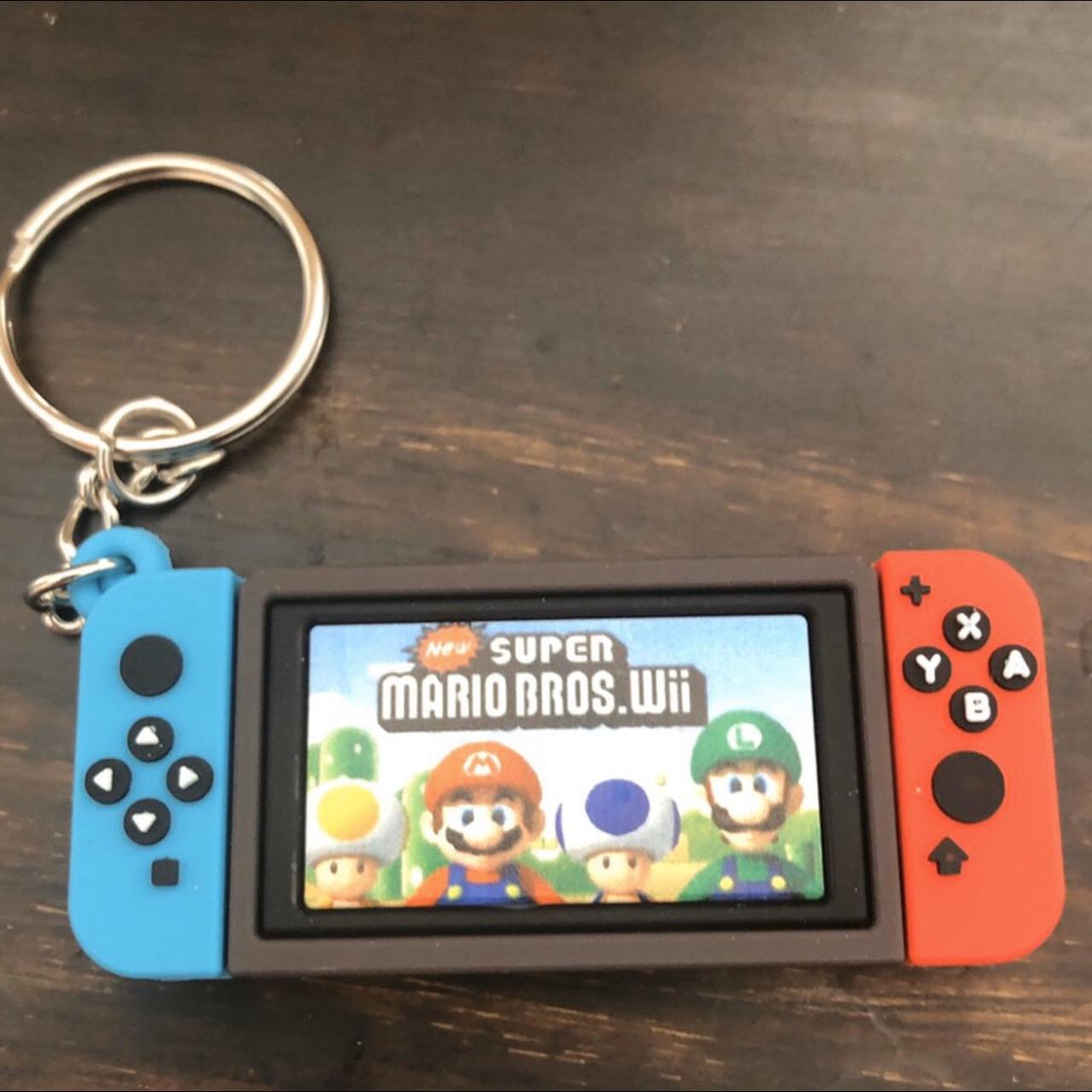 Nintendo switch mini keychain game gift video keyring Super Mario