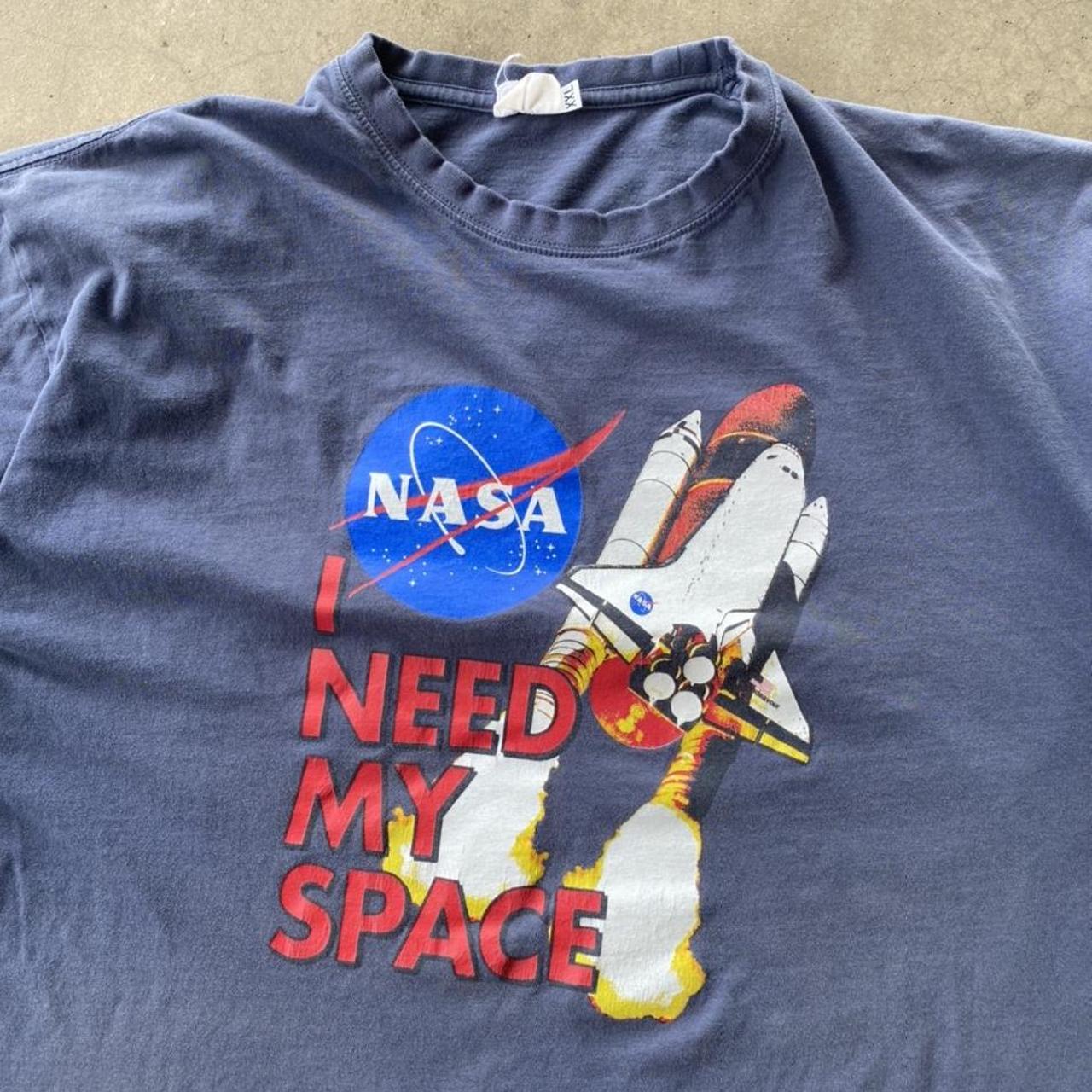 Early 00’s Y2K NASA “I Need My Space” T-shirt Size... - Depop